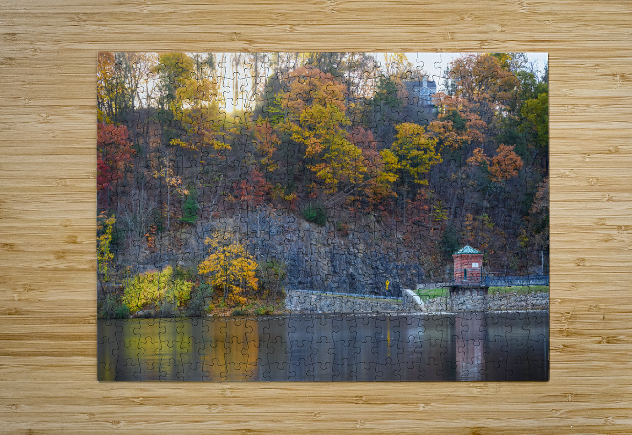 An autumn morning at the lake Pisarek Photography Puzzle printing