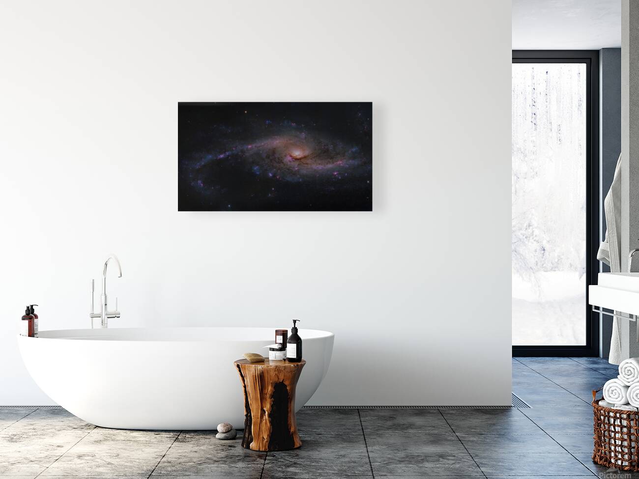 NGC 4536 – Spectacular Starburst Spiral in the constellation Virgo Reproduction