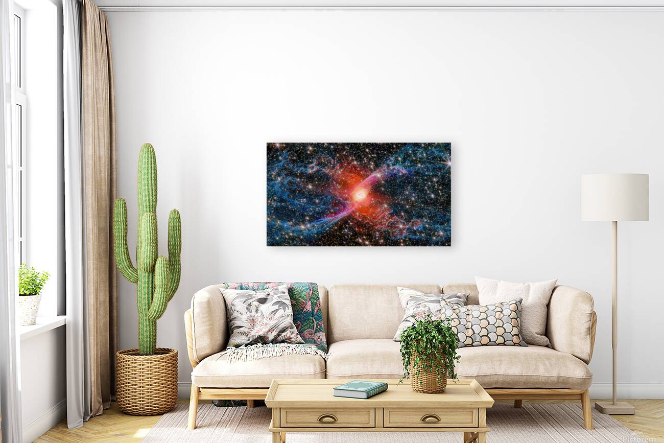 Red Spider Nebula – Infrared Revelations of a Dying Stars Final Symphony Reproduction