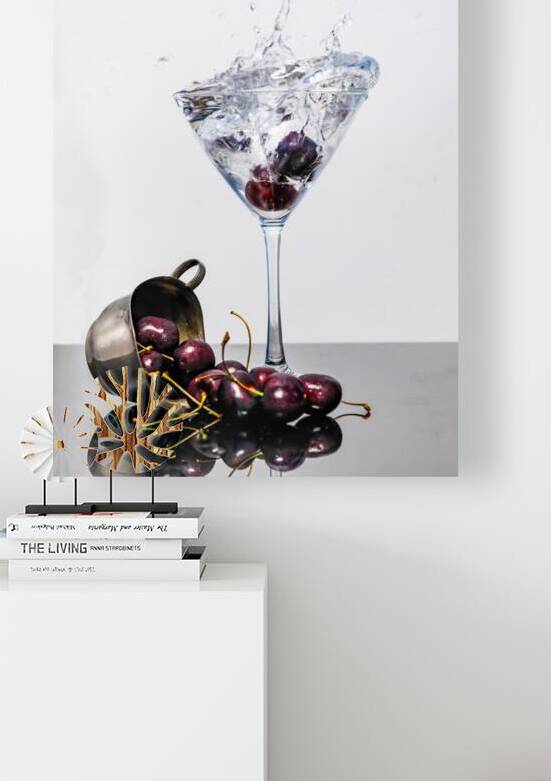 Cherries in a Vodka Martini by Pisarek Photography