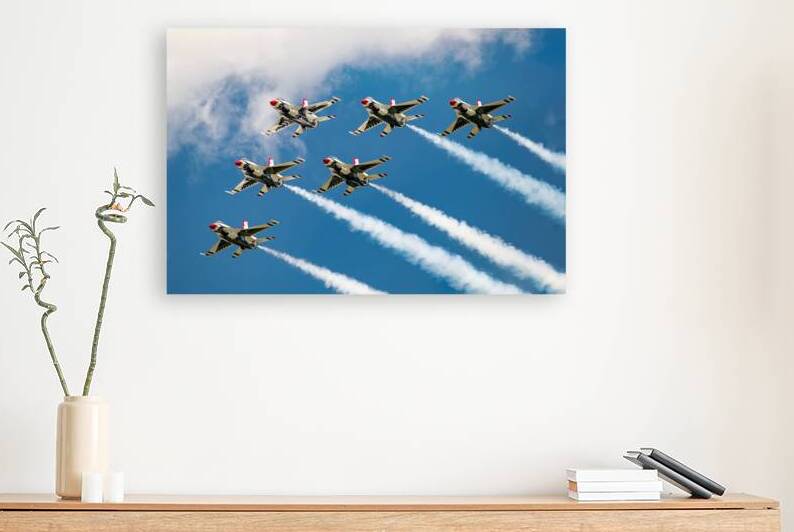 USAF Thunderbirds - Delta Formation by Pisarek Photography