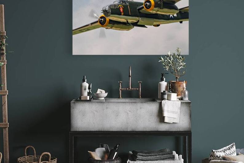 North American Aviation B-25 Mitchell - Champaign Gal by Pisarek Photography