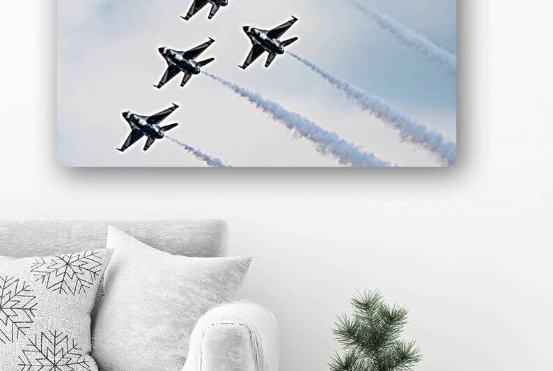 USAF Thunderbirds   Delta Formation by Pisarek Photography